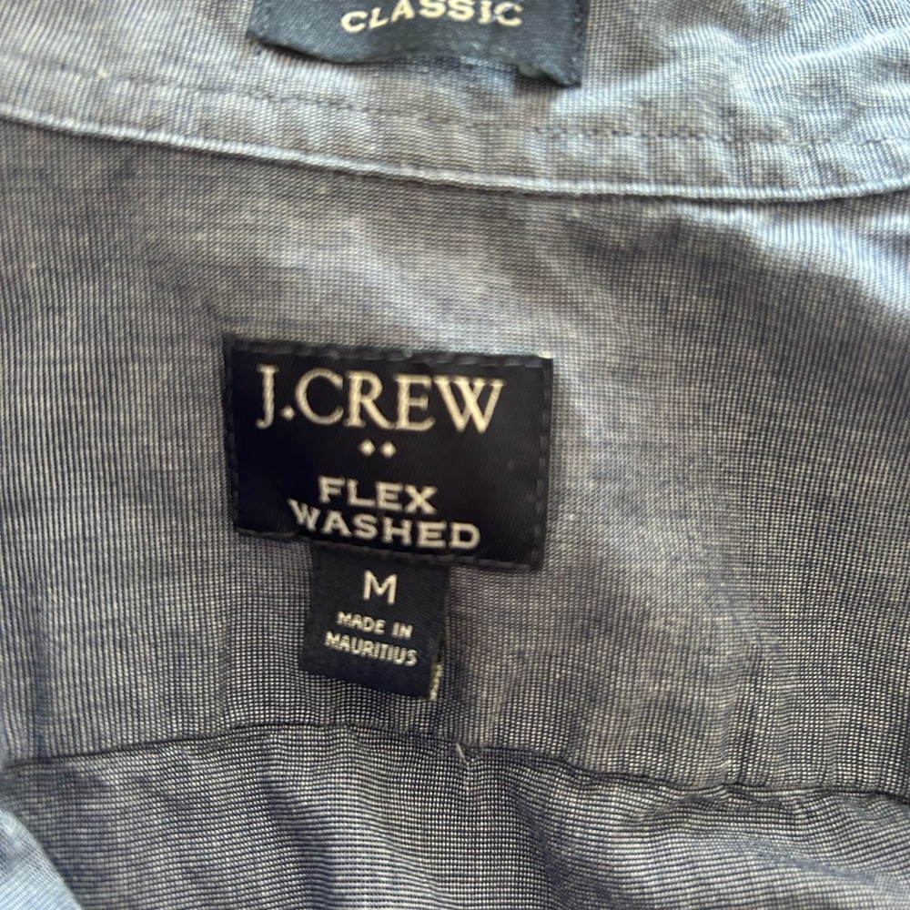 J. Crew Charcoal Flex Washed Shirt